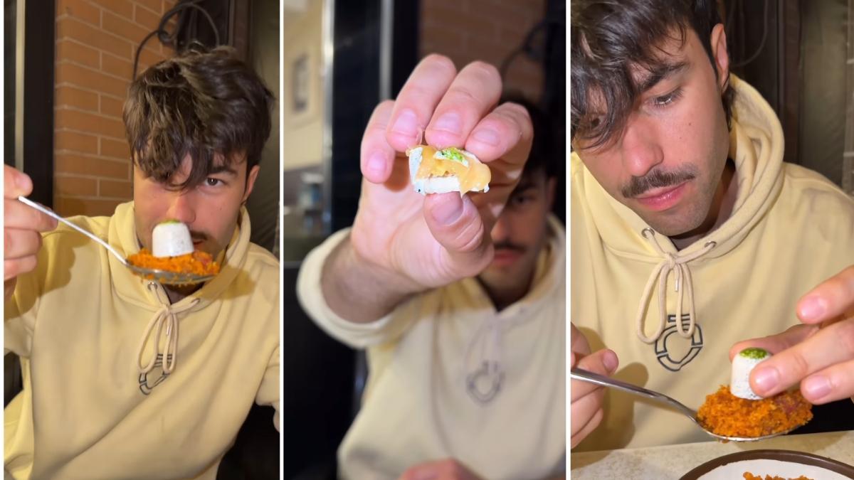 Un bombón de migas extremeñas: así es el calendario de Adviento del influencer Peldanyos