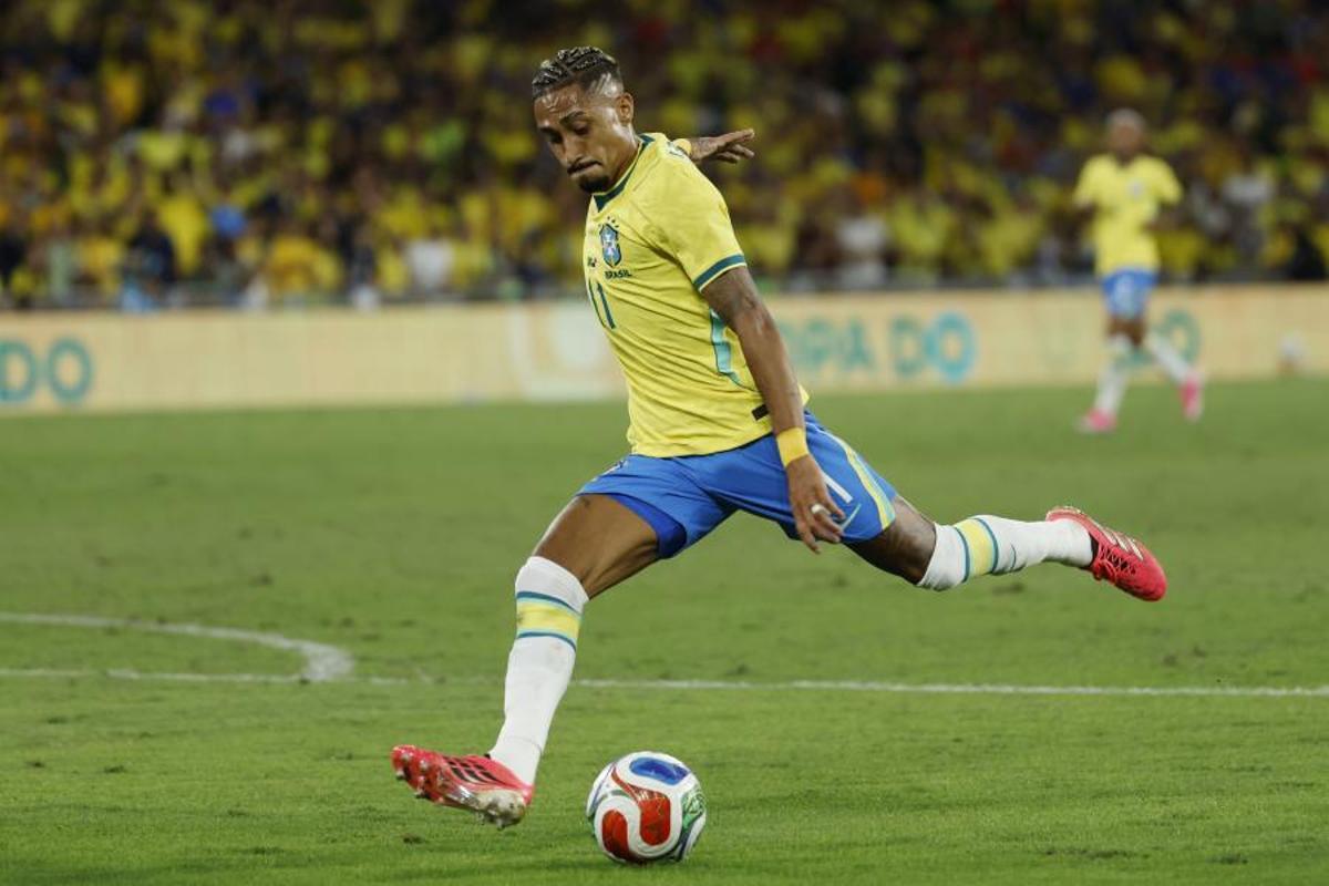 Raphinha, listo para el Mundial con Brasil