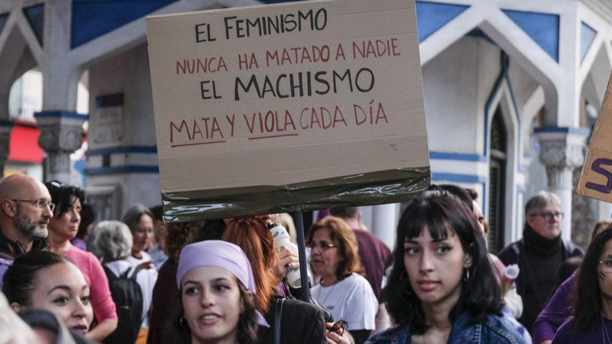 Manifestación feminista del pasado 8M en Las Palmas de Gran Canaria. | | JOSÉ CARLOS GUERRA