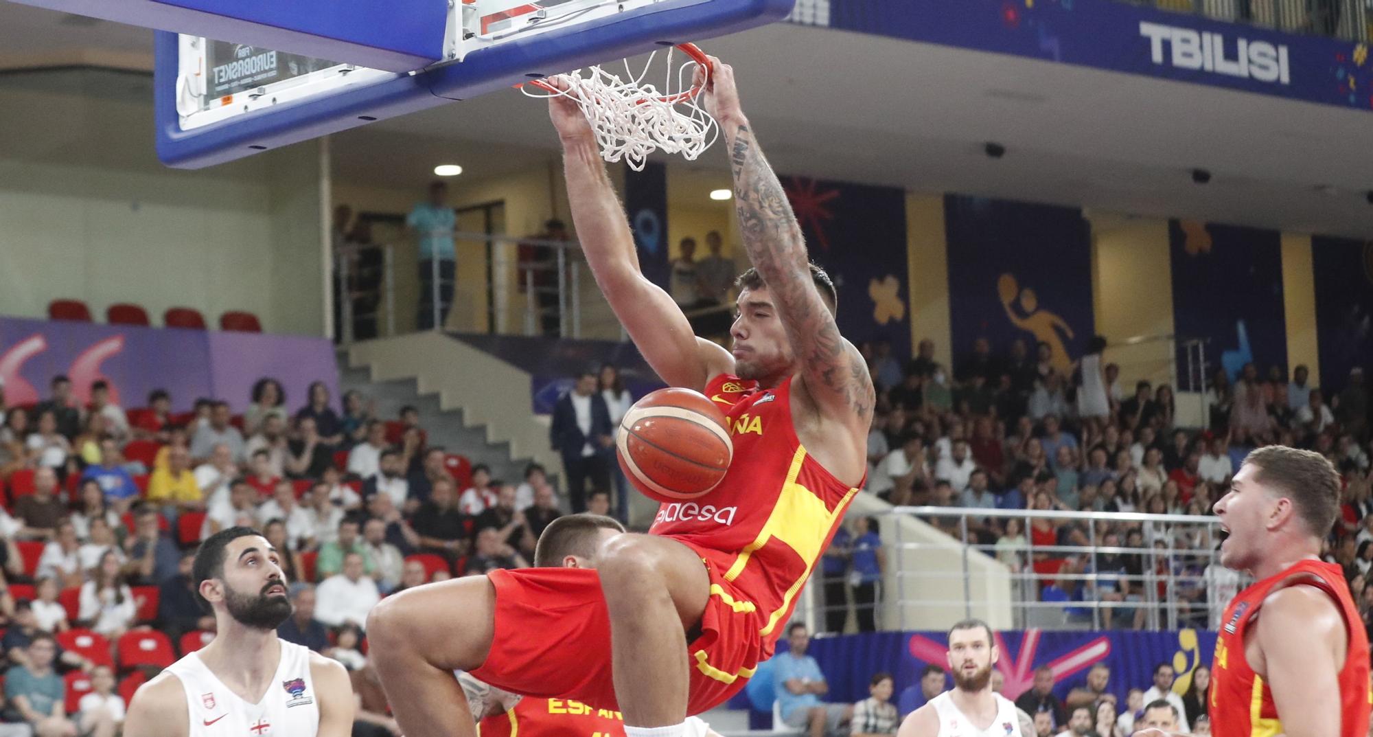 Eurobasket | Georgia - España, en imágenes