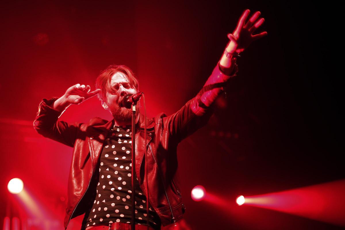 Die Kaiser Chiefs bei einem Konzert in Chile.