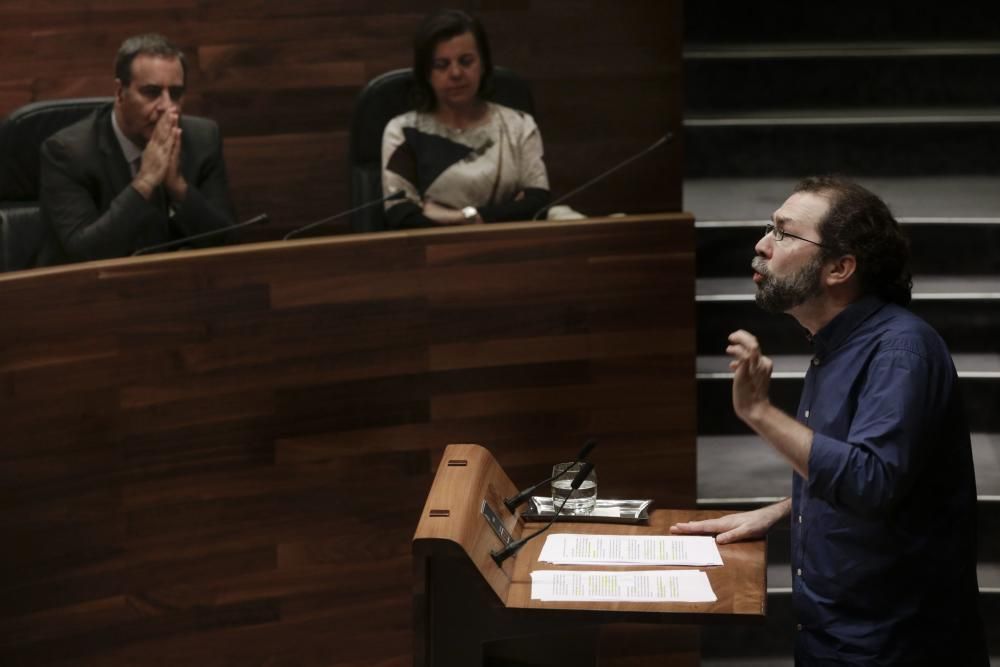 Debate en la Junta sobre los presupuestos asturianos