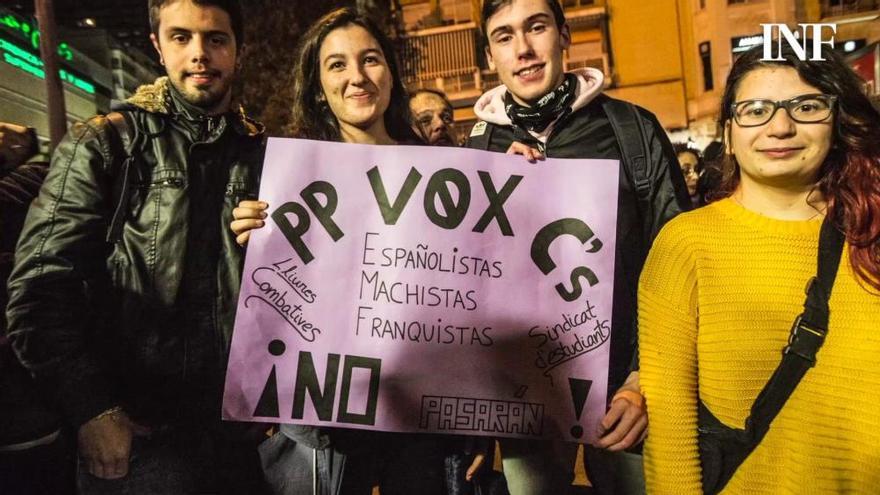 Concentraciones feministas en la provincia contra las políticas de Vox