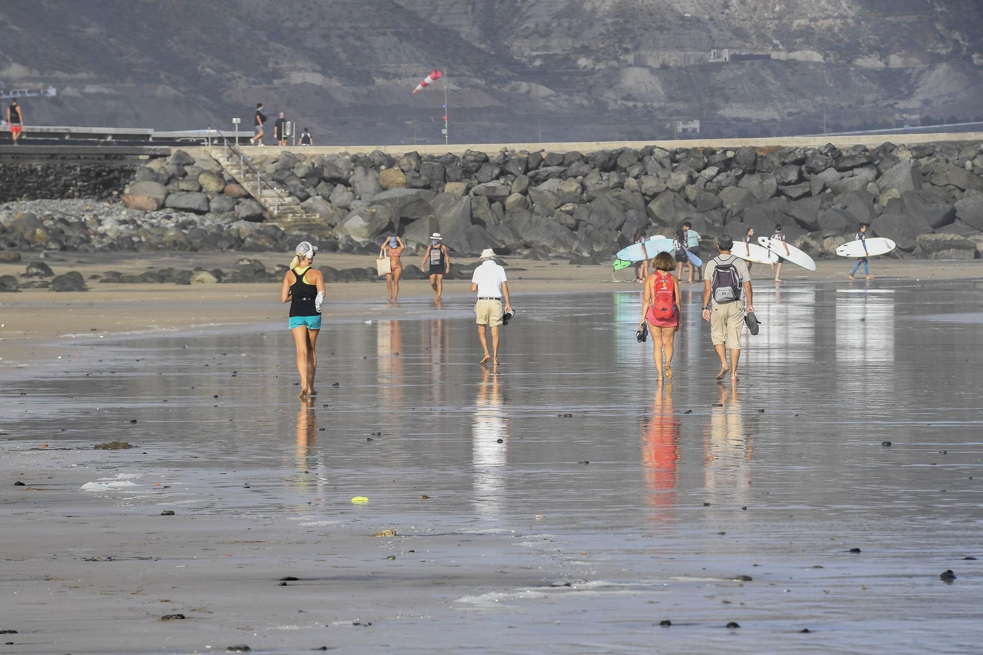 Microplásticos en Las Canteras