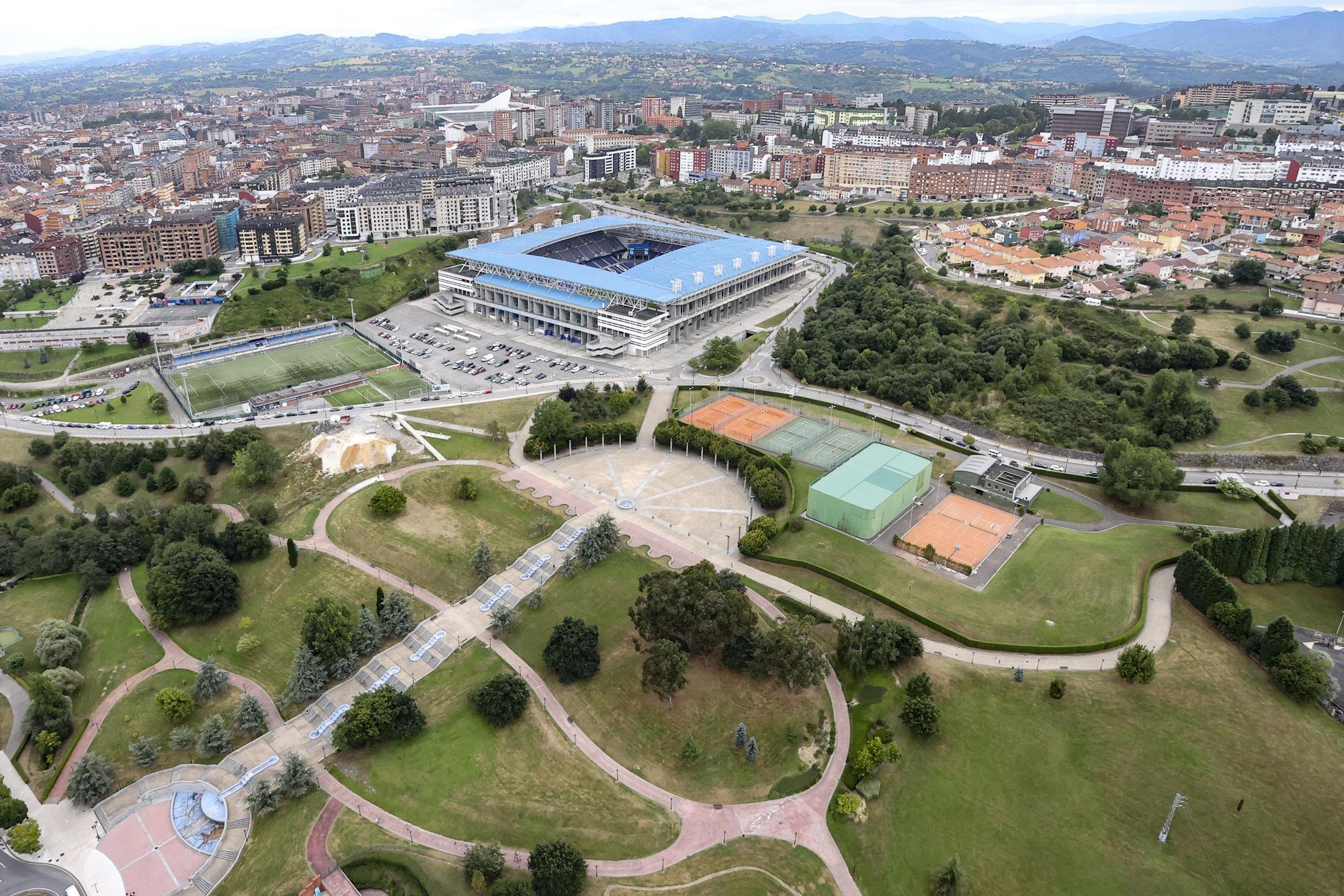 Las mejores imágenes de Oviedo desde el aire