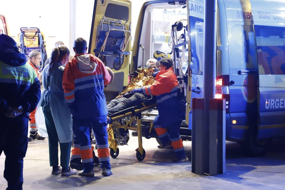 Los heridos trasladados al hospital Reina Sofía de Córdoba.