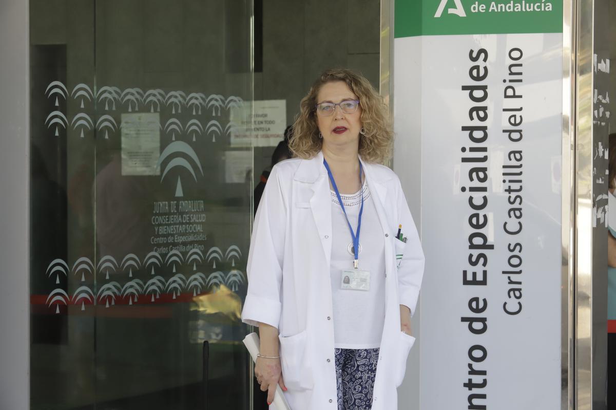 Inmaculada Pérez, jefa de bloque del hospital Reina Sofía el centro de especialidades Castilla del Pino.