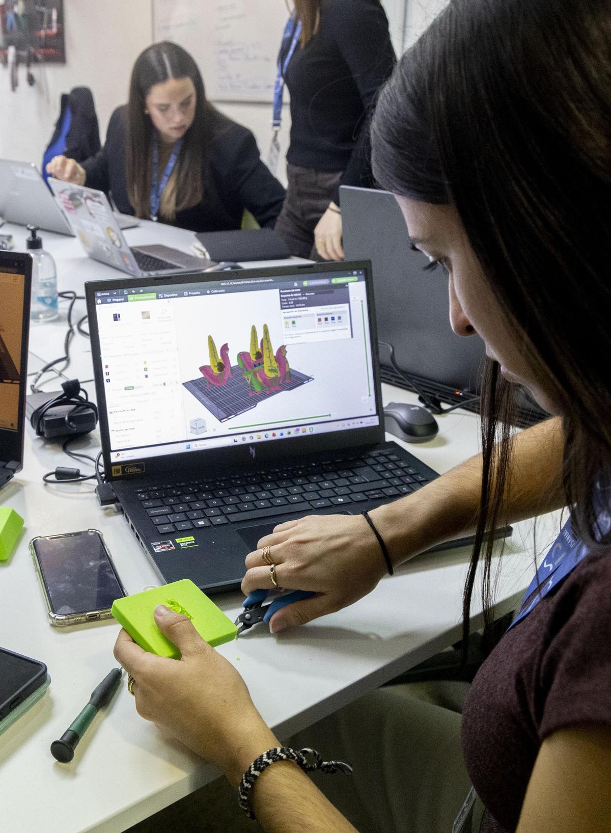 Alicante exporta a Europa prototipos en 3D del cerebro