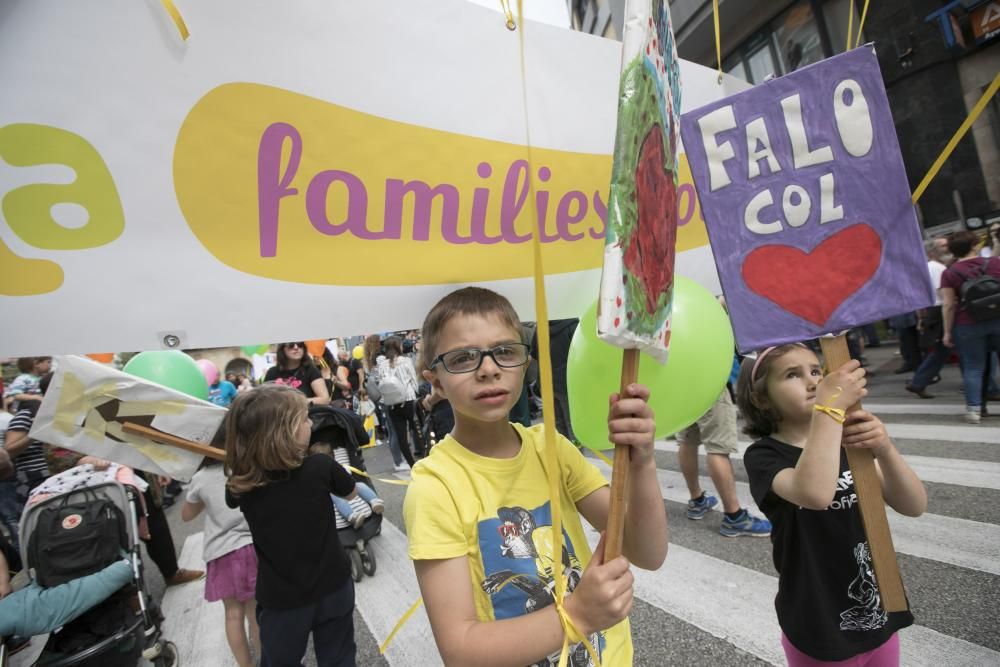 La manifestación, en imágenes