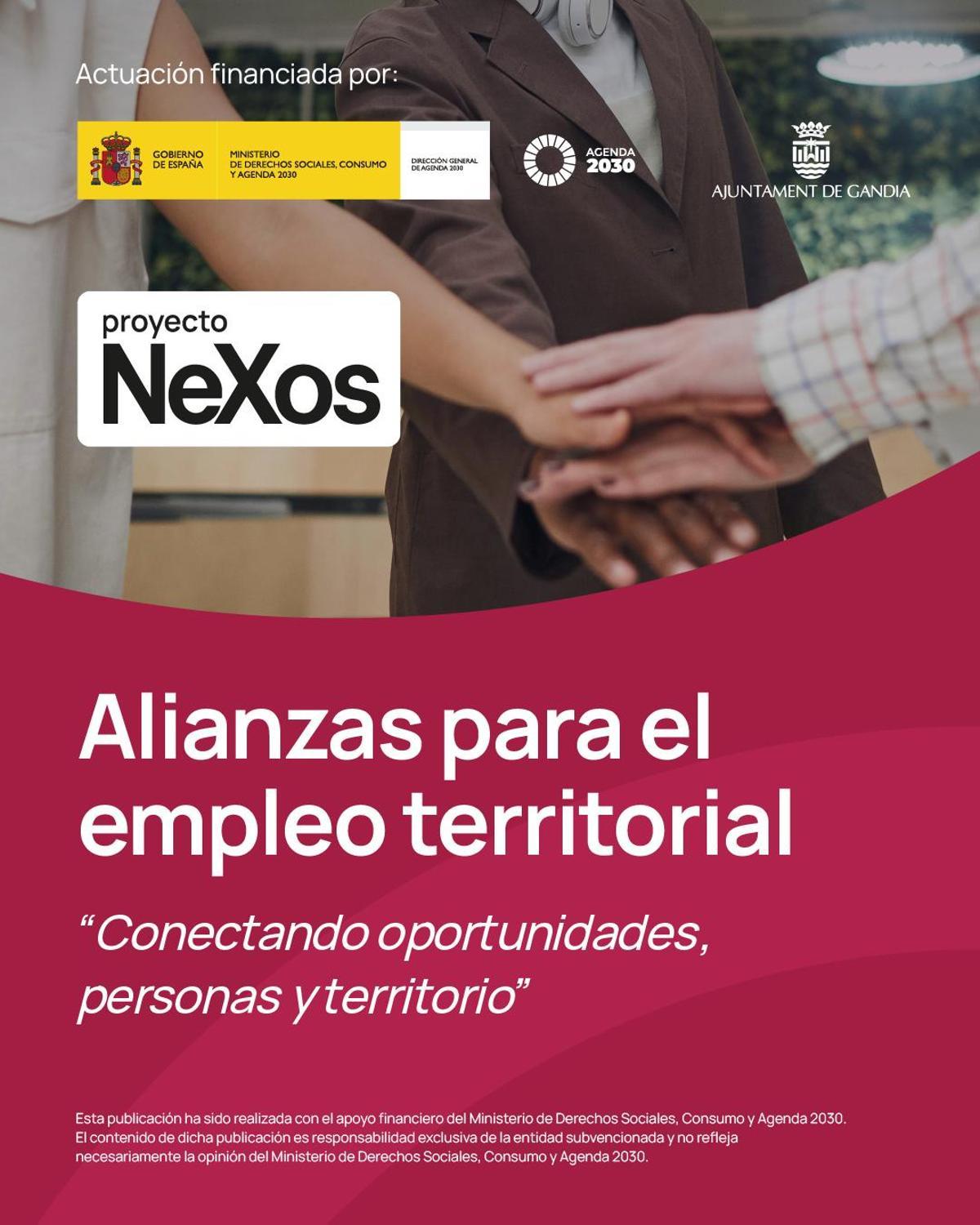 El cartel anunciador del proyecto