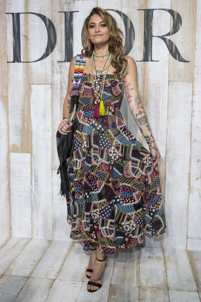 Paris Jackson en el desfile crucero de Dior