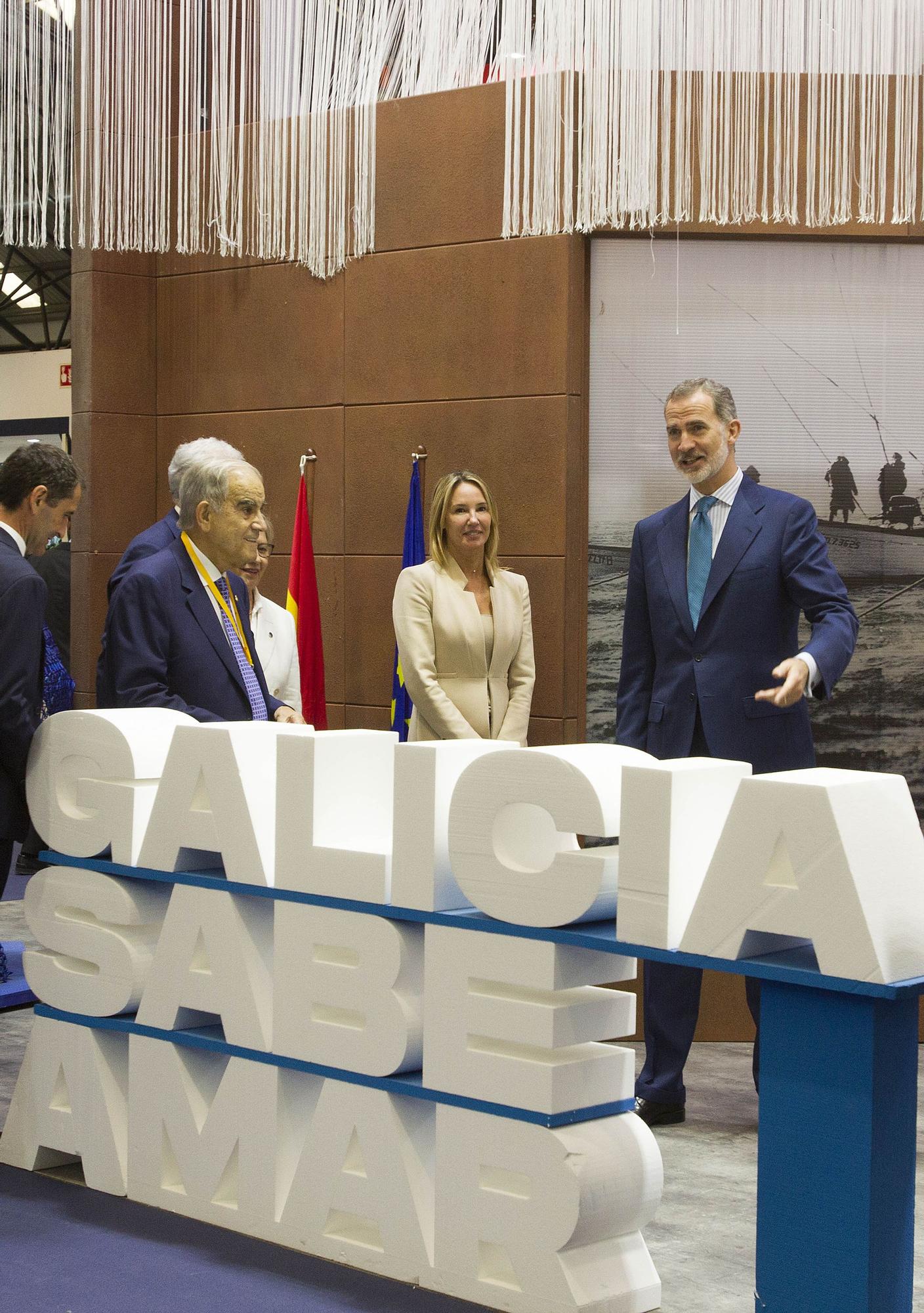 Felipe VI inaugura en Vigo la feria internacional del naval, Navalia