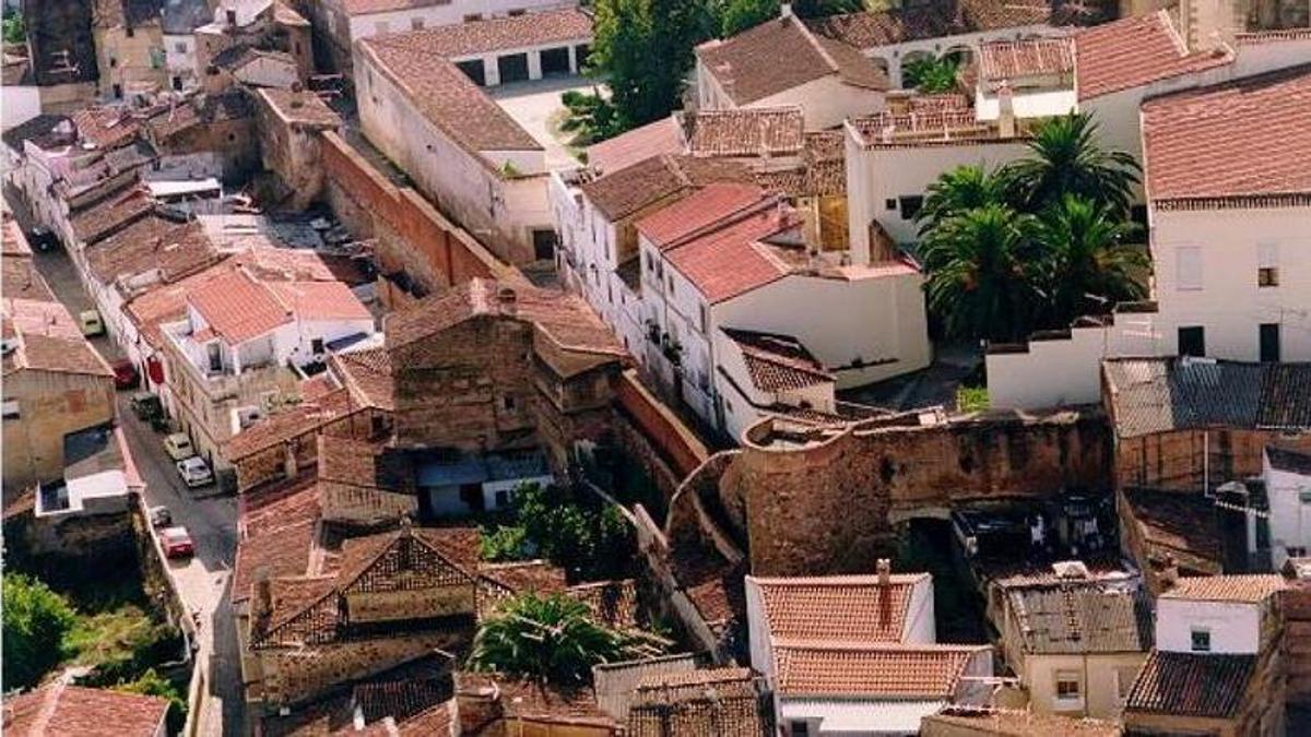 Torre de Caleros desde las alturas.