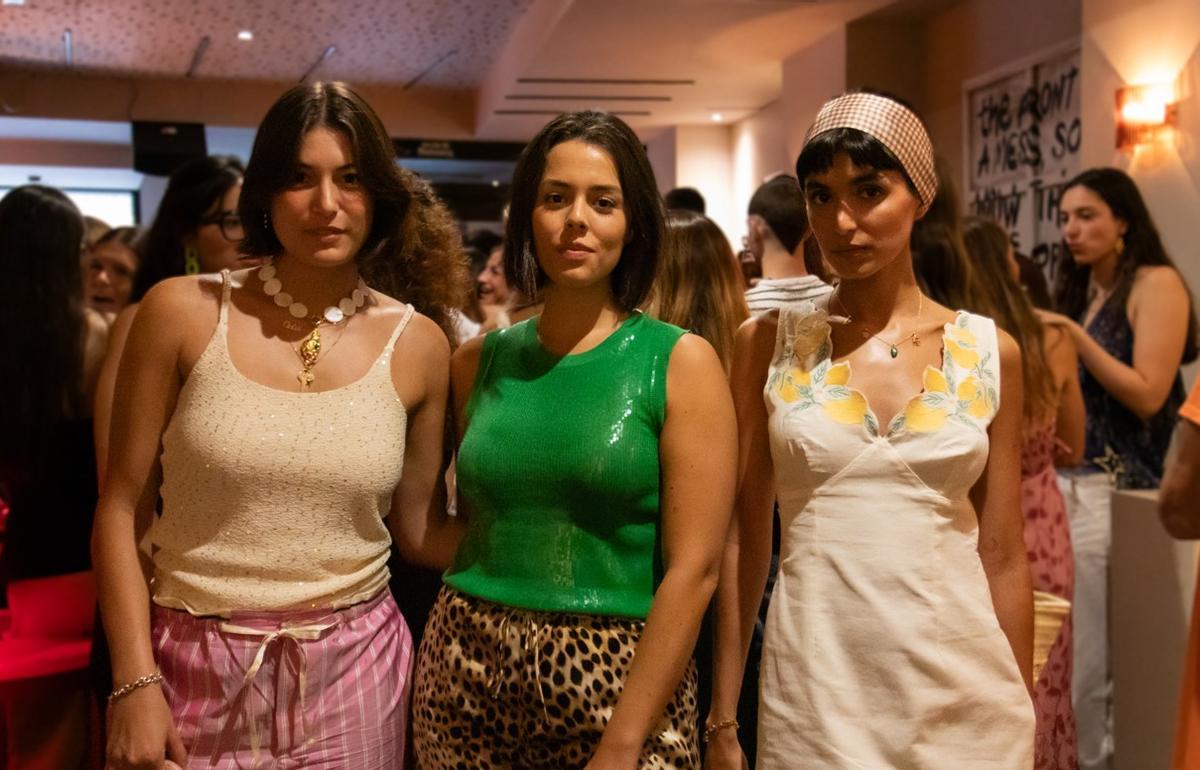 Celia Montero Dubon, Celia Barreña y Caterina Iannolo.