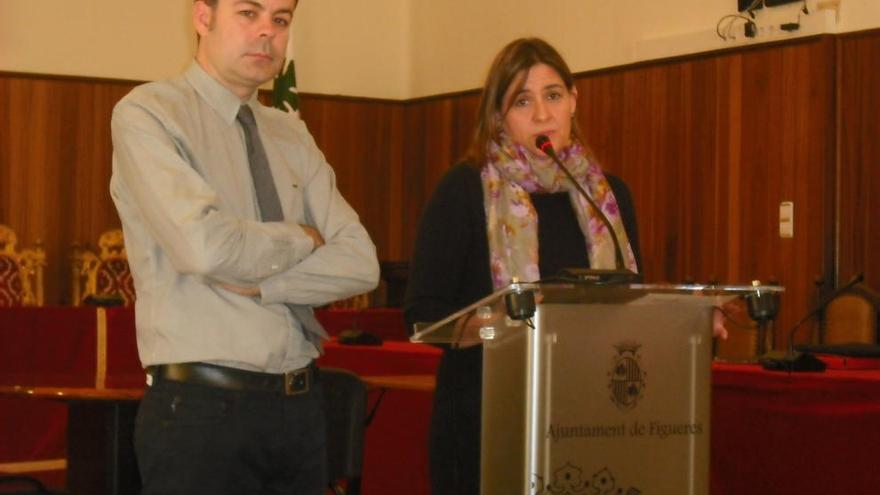 Agnès Lladó i Jordi Giró d&#039;ERC.