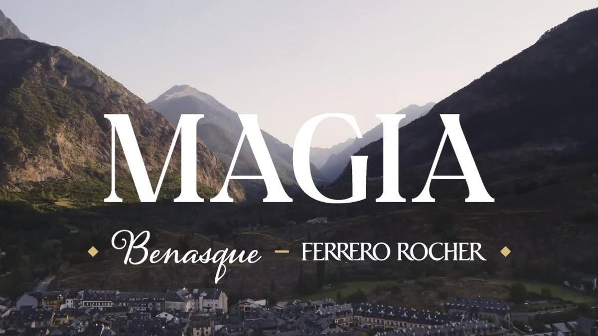 Así comienza el spot promocional de la campaña de Ferrero Rocher y Benasque