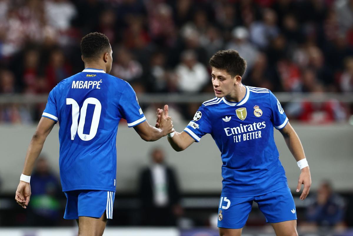 Champions League: Olympiacos - Real Madrid, en imágenes.