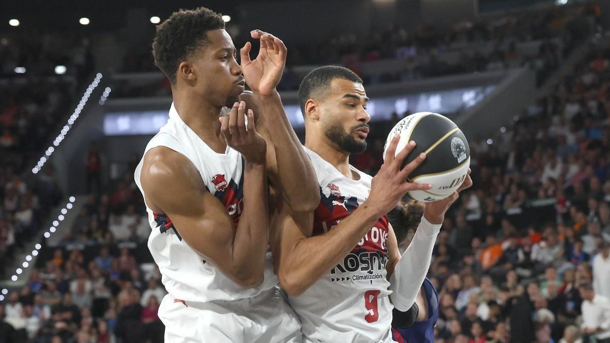 Mamadi Diakité y Tim Luwawu-Cabarrot, en el Barça - Kosner Baskonia de Copa