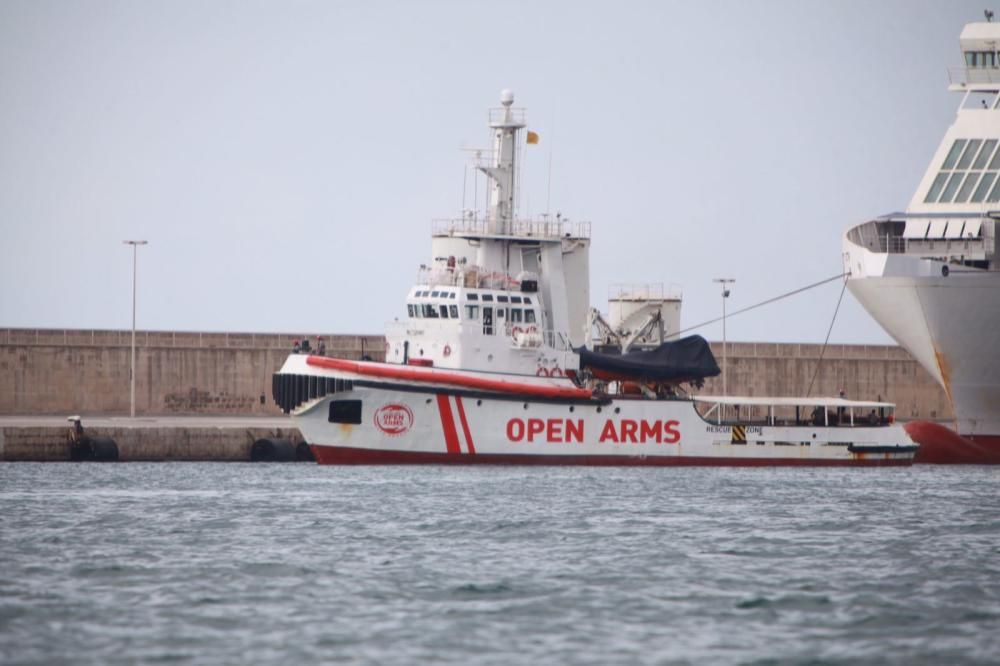 Die Rettungsboote von "Open Arms" erreichen Palma de Mallorca
