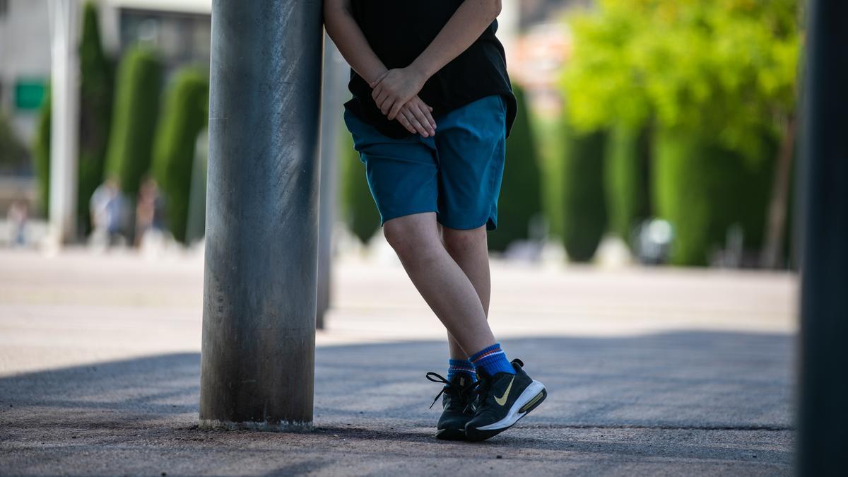 BADALONA 06/06/2023 Barcelona. Niño con autismo que sufre bullying en el colegio de Badalona. &quot;Marshel&quot; es nombre inventado que es como se quiere llamar el chico. FOTO de ZOWY VOETEN