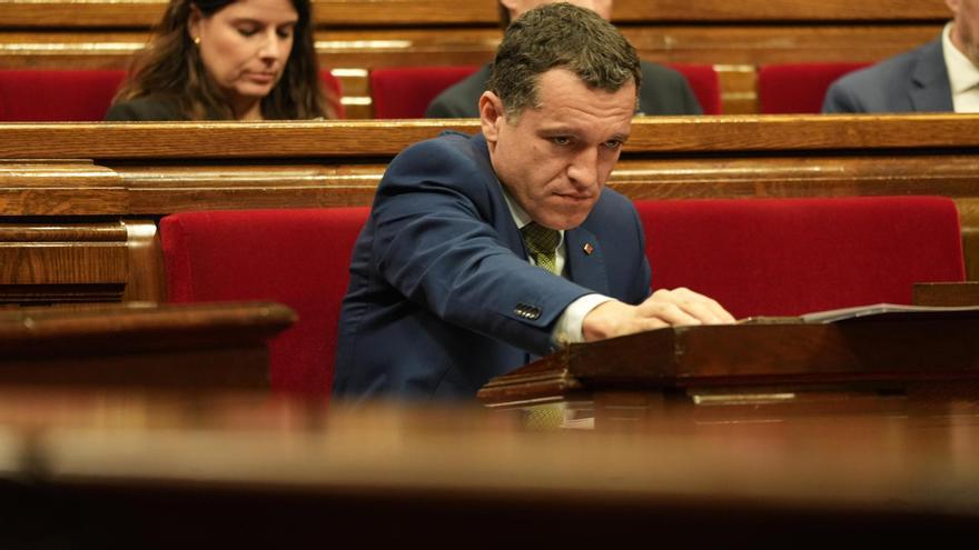 El conseller de Agricultura de la Generalitat, Òscar Ordeig, este miércoles en el Parlament.