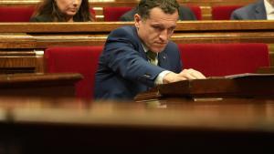 El conseller de Agricultura de la Generalitat, Òscar Ordeig, este miércoles en el Parlament.