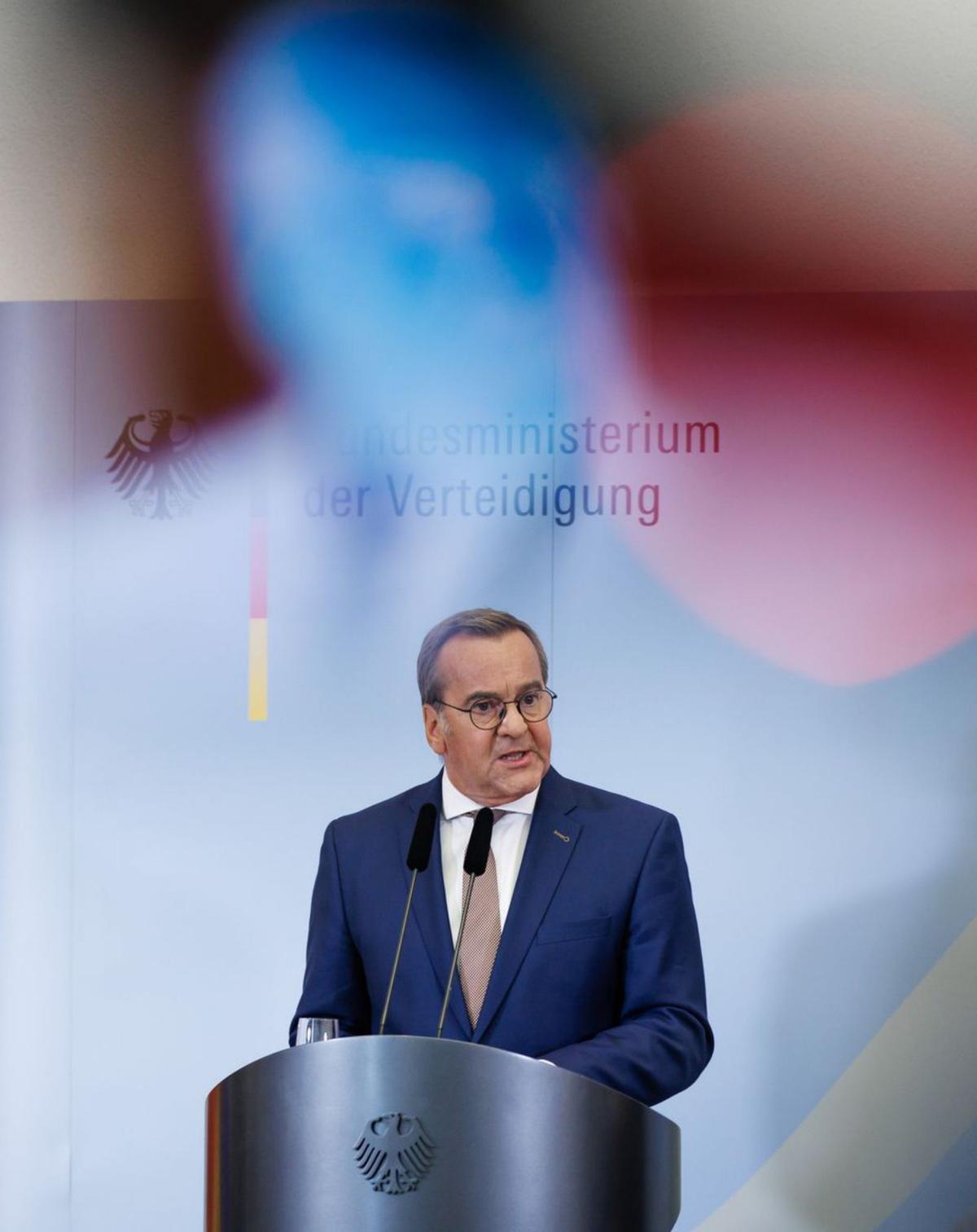 El ministre de Defensa alemany, Boris Pistorius, a Berlín. | CLEMENS BILAN / EFE