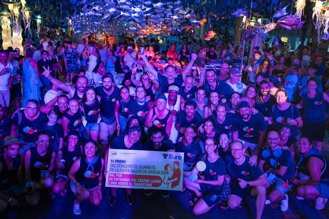 Gràcia premia a la plaza Rovira i Trias por su homenaje a Antònia Font como la calle mejor decorada de las fiestas de 2026
