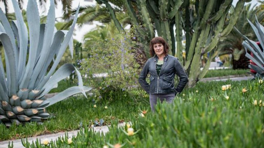 Beatriz González López-Valcárcel, ayer, en el campus de Tafira.