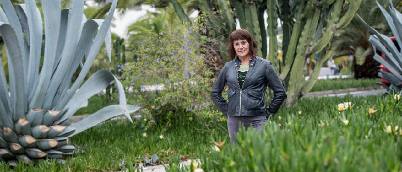 Beatriz González López-Valcárcel, ayer, en el campus de Tafira.