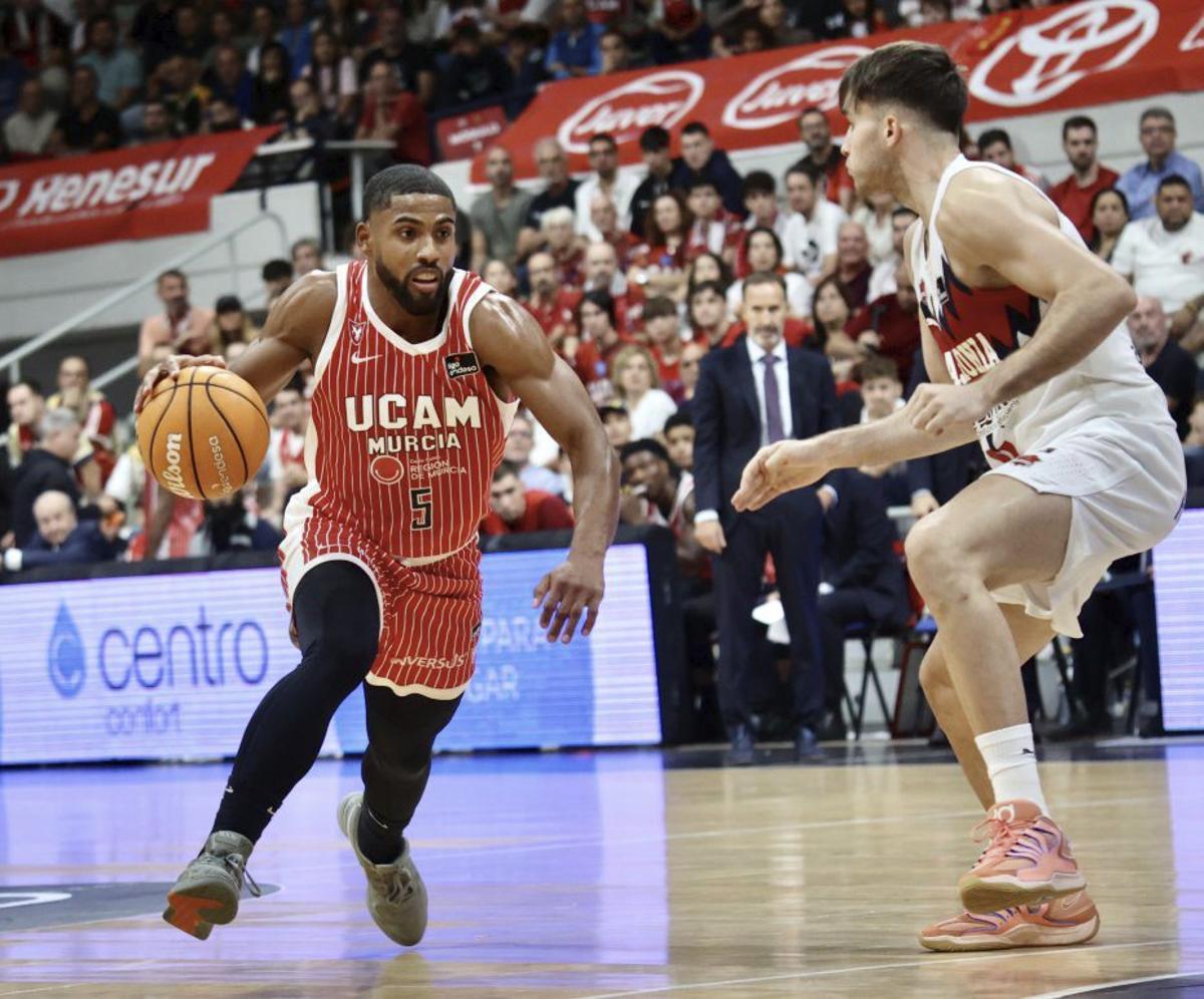 David DeJulius, en el UCAM-Baskonia disputado en el Palacio. | JUAN CARLOS CAVAL