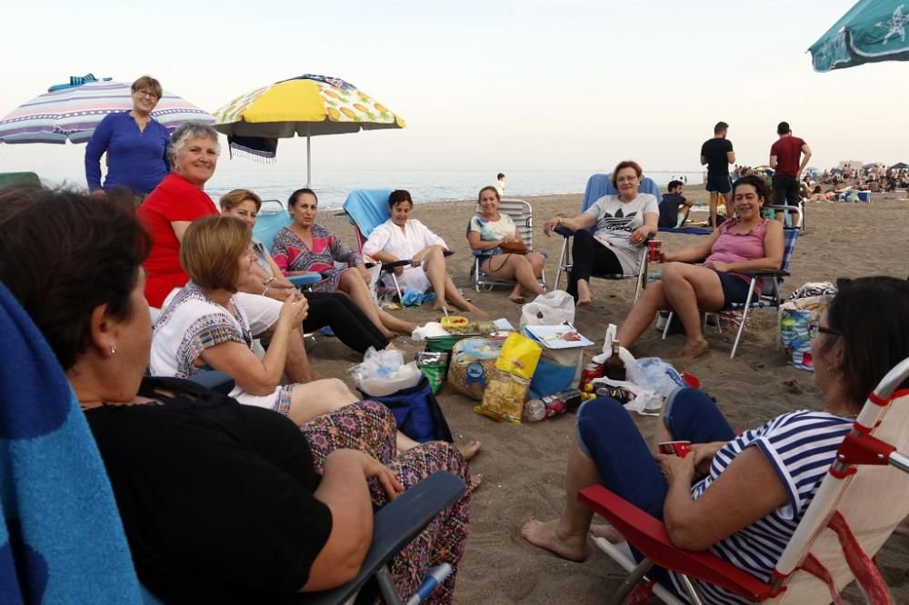 Las playas de Málaga celebran la noche de San Juan