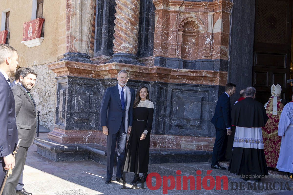 Visita de los reyes de España a Caravaca (explanada de la Basílica)