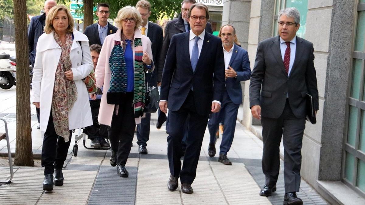 Joana Ortega  Irene Rigau  Artur Mas i Francesc Homs  Tribunal de Cuentas