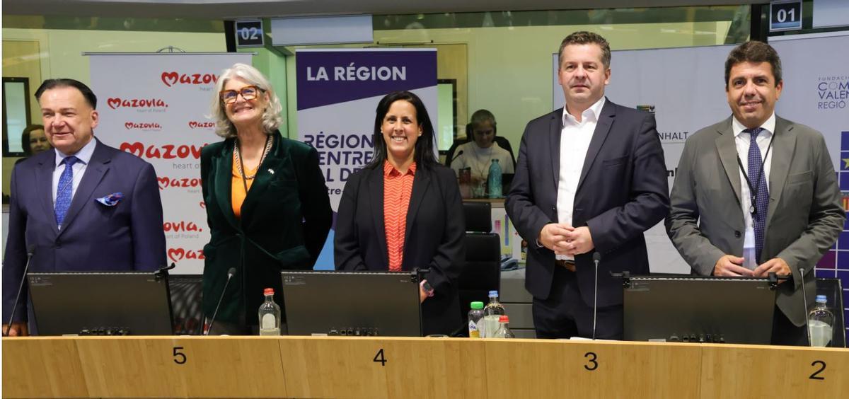 Mazón, en el Comité de las Regiones.