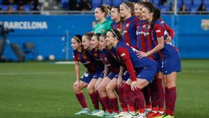 Las jugadoras del Barça que salieron de inicio ante el Eintracht Frankfurt