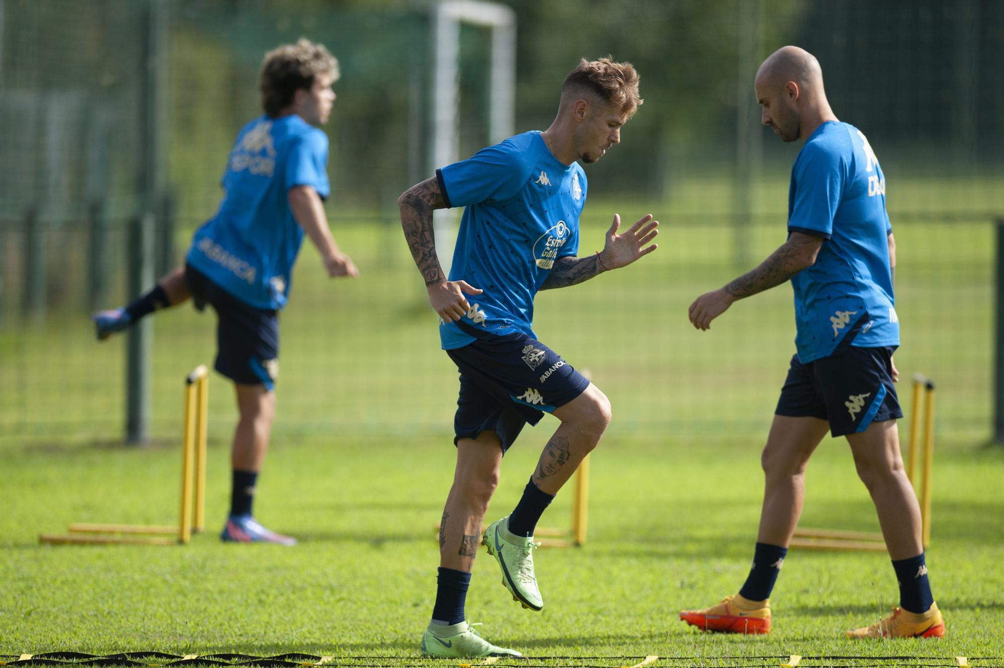 El Deportivo coge ritmo de trabajo en el segundo entrenamiento de pretemporada