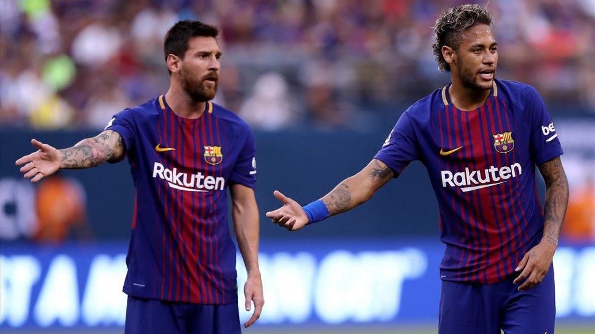 Messi y Neymar, grandes amigos desde su etapa en el FC Barcelona