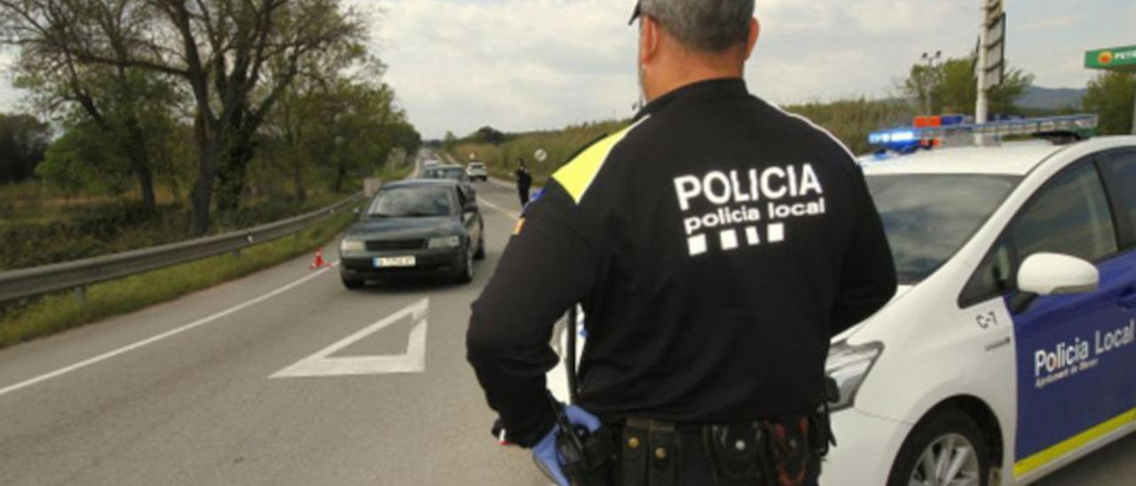 Agents de la Policia de Blanes, en una foto d’arxiu