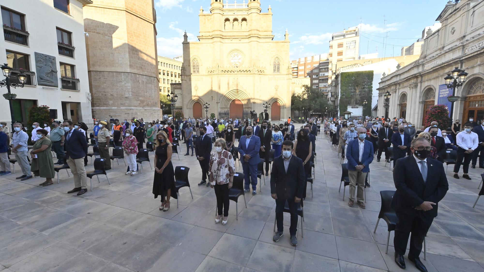 Las imágenes del homenaje a las víctimas del covid