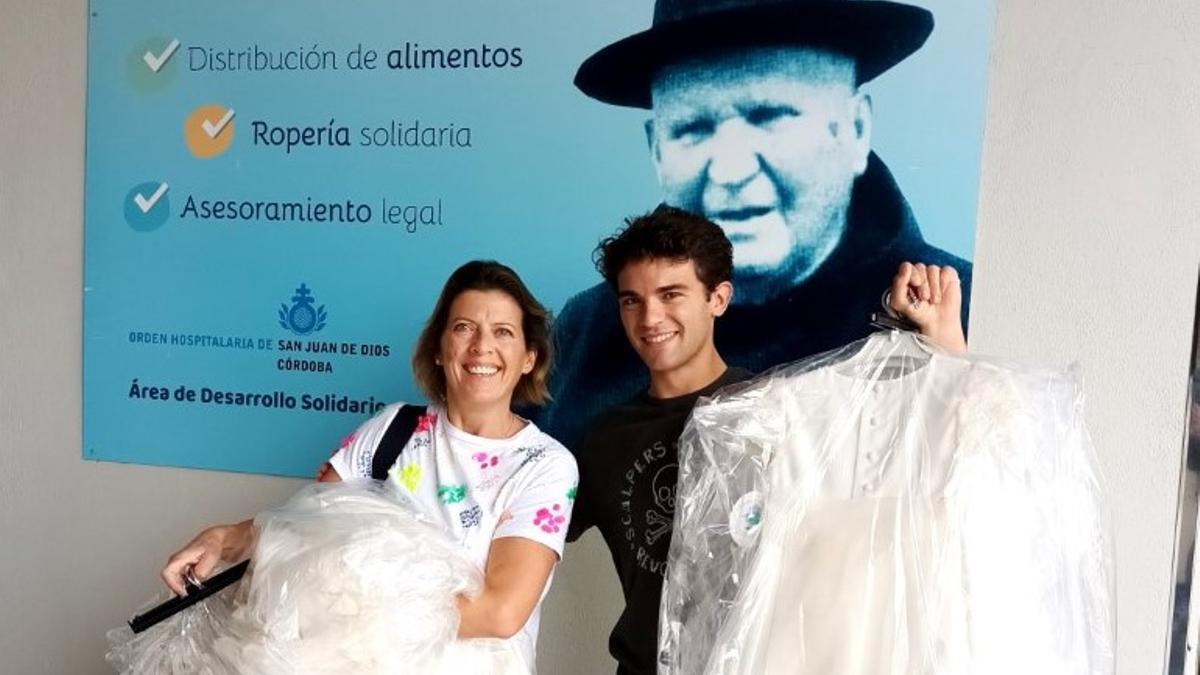 Parte de la donación realizada a la orden hospitalaria de San Juan de Dios.