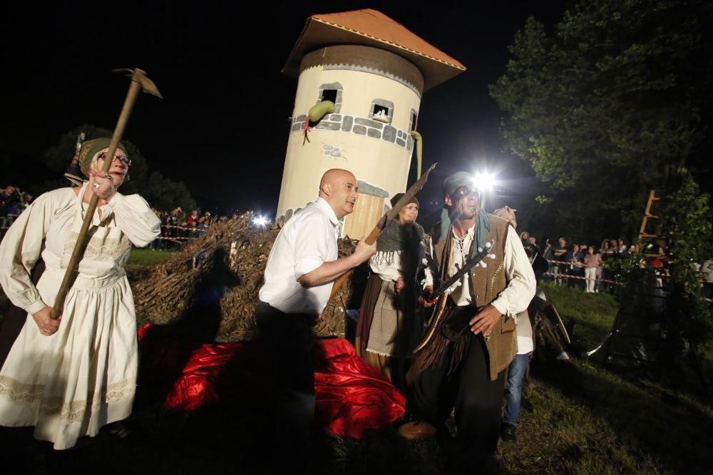 Trasona y Avilés celebran la noche más corta