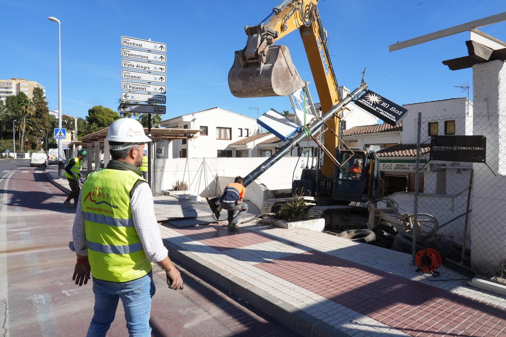 Galería de fotos: Trabajos de demolición del mítico Eurosol de Benicàssim