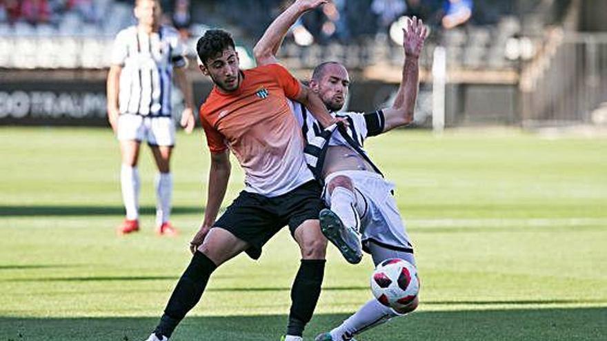 Una acció del partit d&#039;ahir a Castalia.