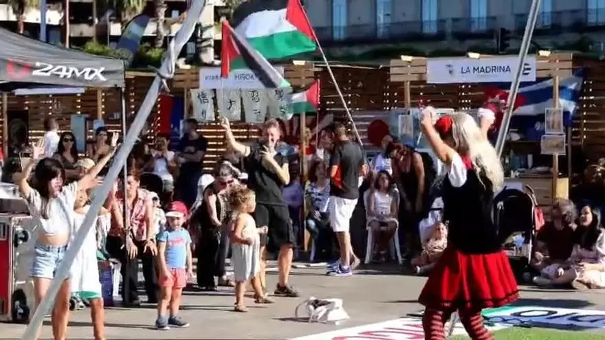 Gala por Palestina organizada por Pallasos en Rebeldía