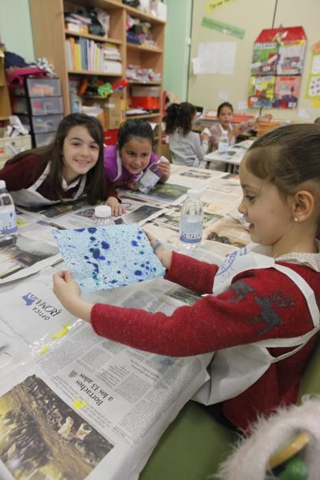 Actividad con motivo del Día del Agua en el colegio público Río Piles