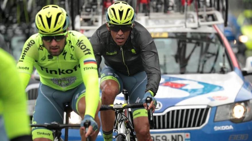 Contador se deja 48 segundos tras caerse también en la segunda etapa del Tour