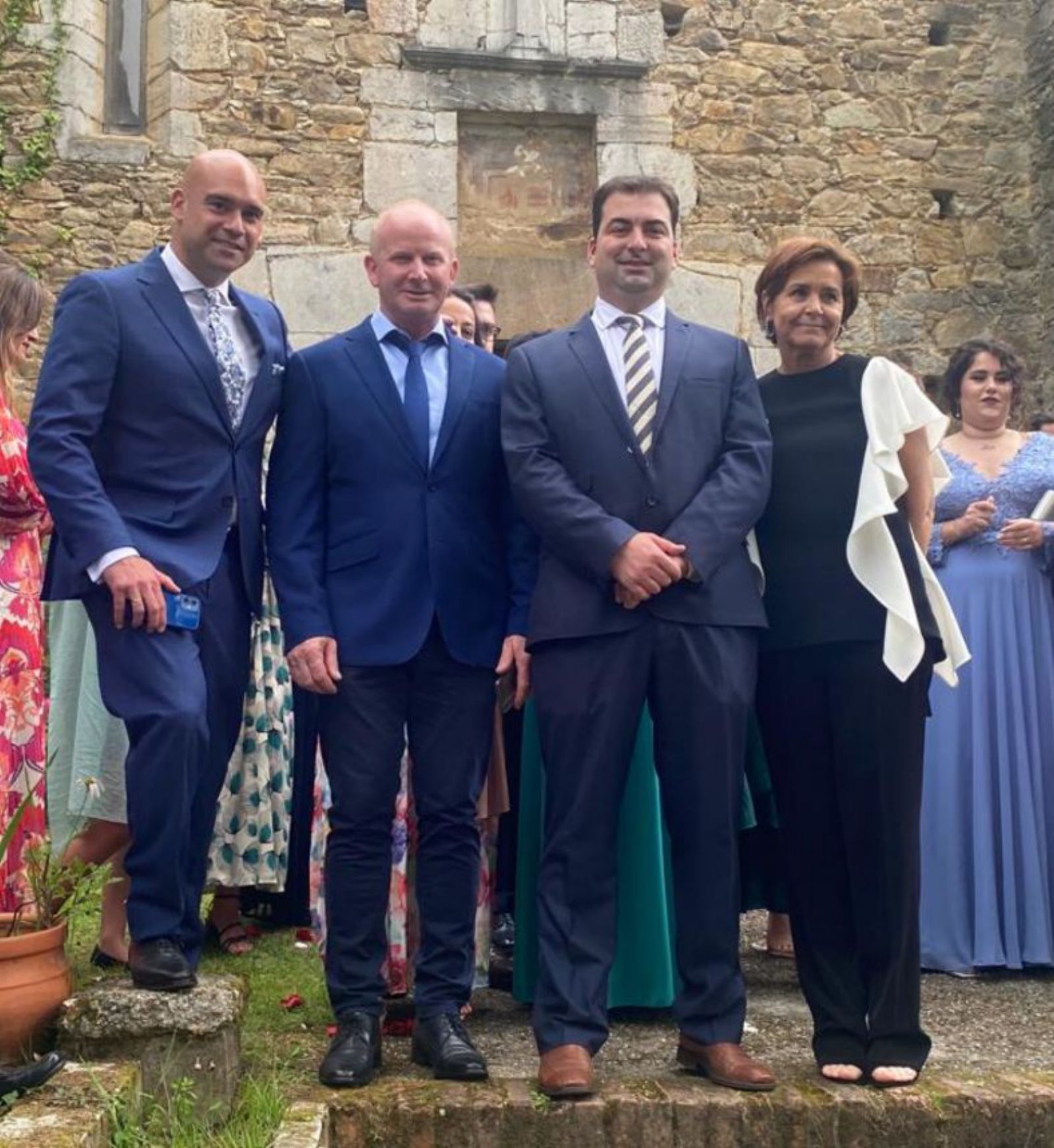 Jesús Martínez Salvador, José Antonio Roque, Sergio Hidalgo y Carmen Moriyón, entre los invitados.