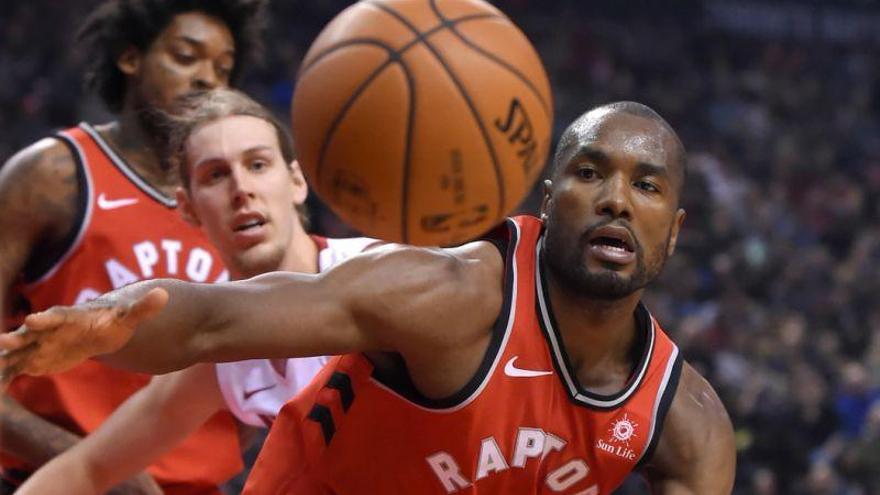 Las imágenes de la pelea a puñetazos entre Ibaka y Johnson