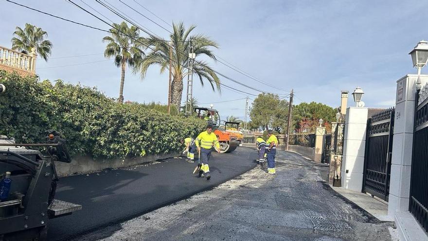 Un asfalto muy esperado en Peña las Águilas